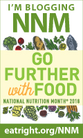 I'm Blogging National Nutrition Month